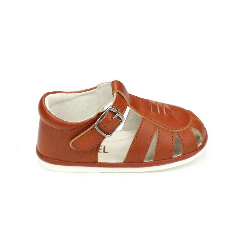 NEW ANGEL BABY boy's henry sandals - baby in cognac